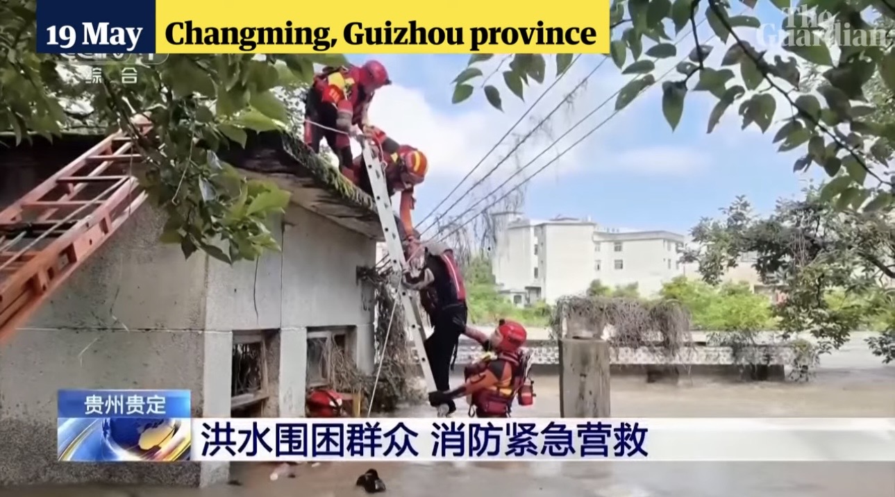 Mưa lũ kinh ho&agrave;ng tr&ecirc;n diện rộng ở Trung Quốc- Ảnh 2.
