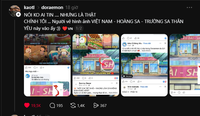 Tự h&agrave;o với chi tiết Ho&agrave;ng Sa - Trường Sa trong Doraemon tập đặc biệt, đứng sau l&agrave; mỹ nam người Việt vừa đẹp vừa t&agrave;i năng- Ảnh 8.