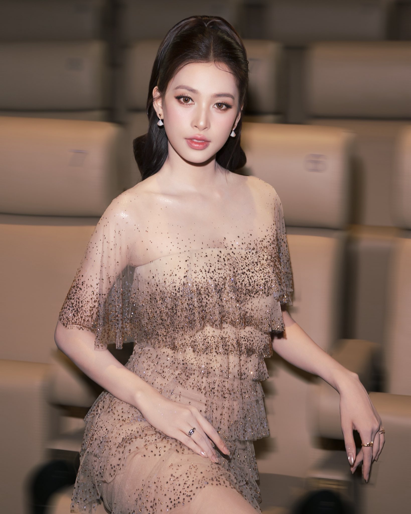 Hoa hậu Tiểu Vy hứng chỉ tr&iacute;ch v&igrave; h&agrave;nh động 