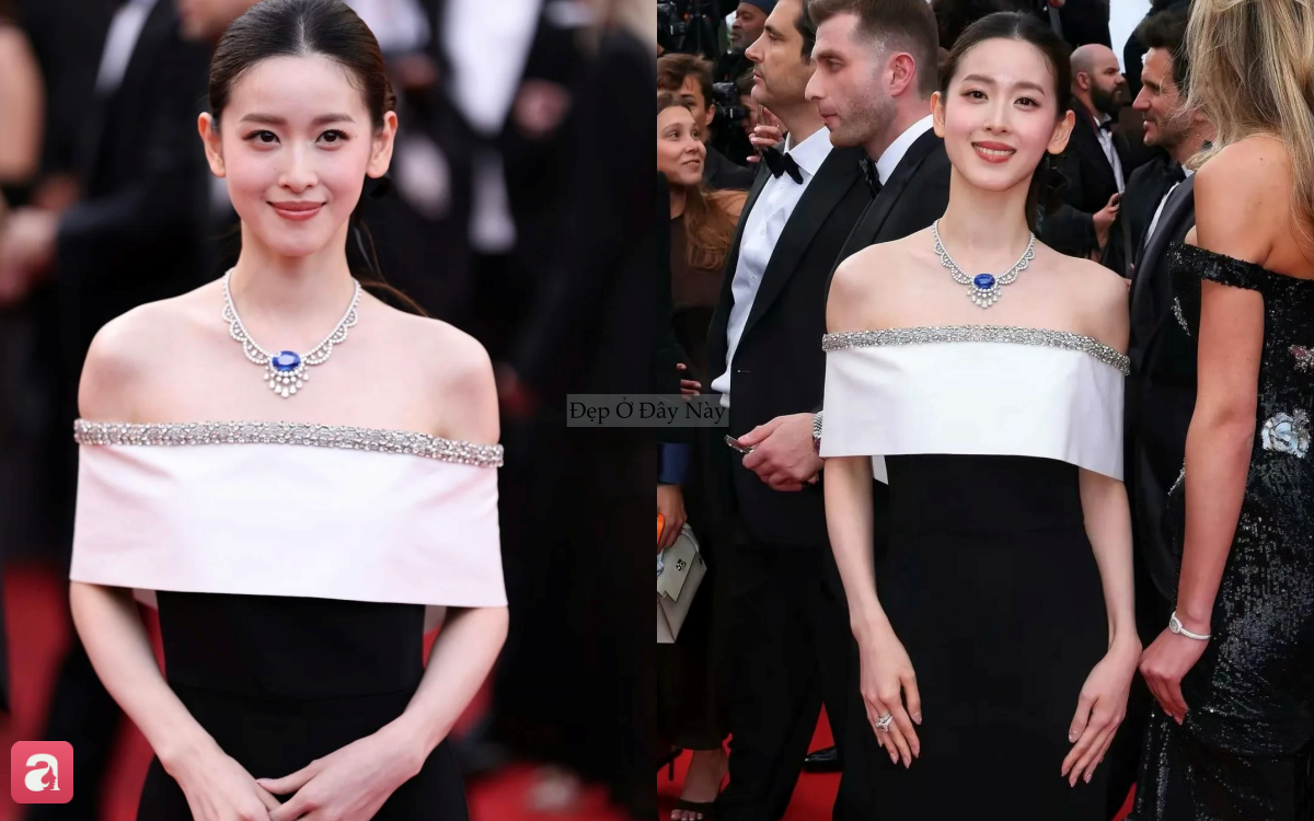 Nỗ lực tho&aacute;t m&aacute;c "vợ tỷ ph&uacute;", Chương Trạch Thi&ecirc;n xuất hiện như minh tinh tại Cannes- Ảnh 4.