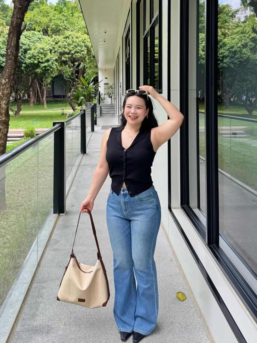 Cao 153cm, nặng 60kg nhưng vẫn mặc đẹp: B&iacute; quyết của c&ocirc; n&agrave;ng n&agrave;y kh&ocirc;ng nằm ở c&acirc;n nặng m&agrave; ở thần th&aacute;i - Ảnh 16.