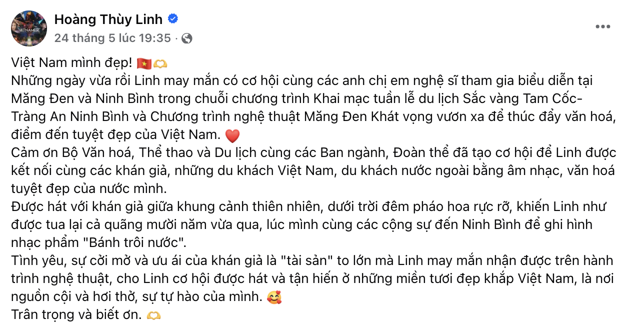 Nữ ca sĩ được Bộ VHTTDL &ldquo;chọn mặt gửi v&agrave;ng&rdquo;: Hai album l&agrave; ti&ecirc;u chuẩn nhạc Việt, biểu diễn to&agrave;n sự kiện quốc gia- Ảnh 1.