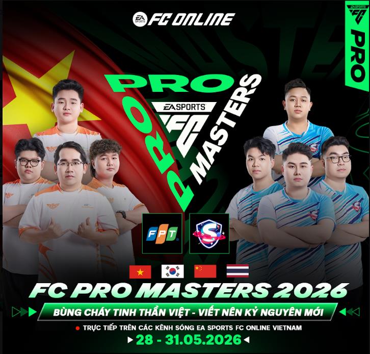 Thế hệ mới, khát vọng mới: Việt Nam hướng tới FC Pro Masters 2026 - Ảnh 1. Thế hệ mới, khát vọng mới: Việt Nam hướng tới FC Pro Masters 2026 - Ảnh 1.