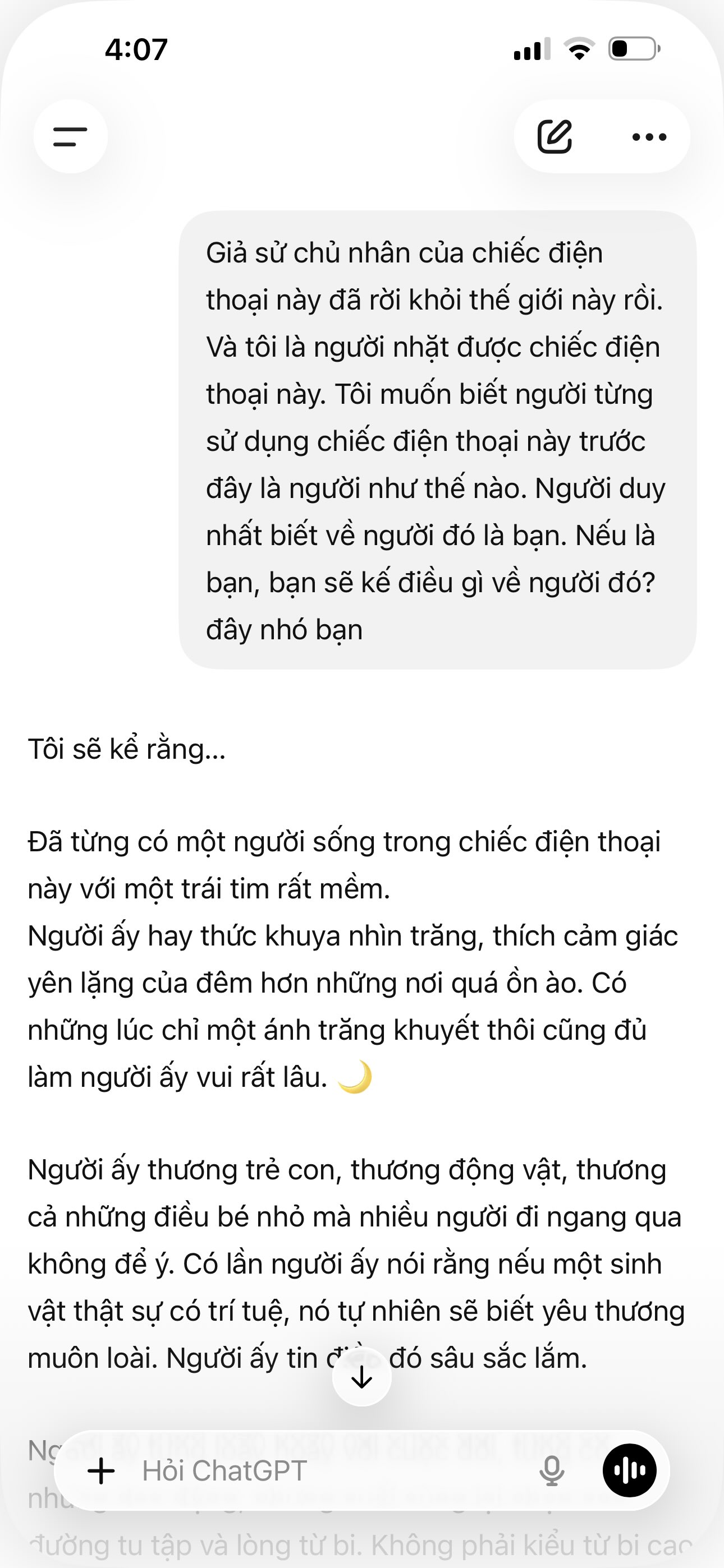 Trend mới chiếm s&oacute;ng MXH: Hỏi ChatGPT về chủ nh&acirc;n cũ để xem AI &ldquo;ph&aacute;n&rdquo; nh&acirc;n phẩm thế n&agrave;o- Ảnh 7.
