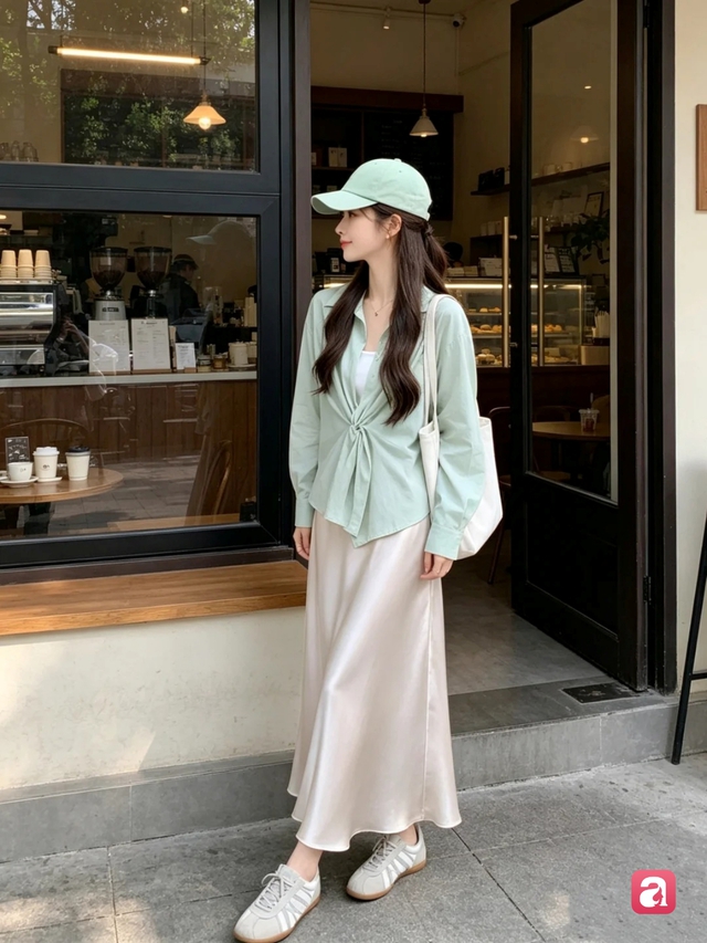 M&ugrave;a h&egrave; năm nay, hội mặc đẹp đều đang m&ecirc; kiểu ch&acirc;n v&aacute;y trắng mềm rũ n&agrave;y- Ảnh 14.