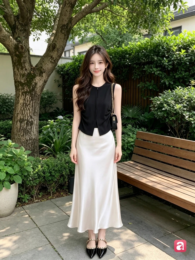 M&ugrave;a h&egrave; năm nay, hội mặc đẹp đều đang m&ecirc; kiểu ch&acirc;n v&aacute;y trắng mềm rũ n&agrave;y- Ảnh 2.