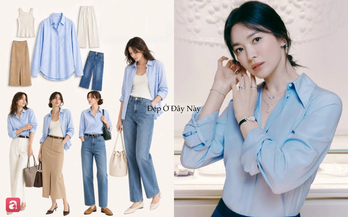 Chiếc sơ mi đa năng nhất với n&agrave;ng c&ocirc;ng sở: Mix kiểu g&igrave; cũng xinh v&agrave; quan trọng l&agrave; c&ograve;n gi&uacute;p "trẻ ra 5 tuổi"- Ảnh 1.