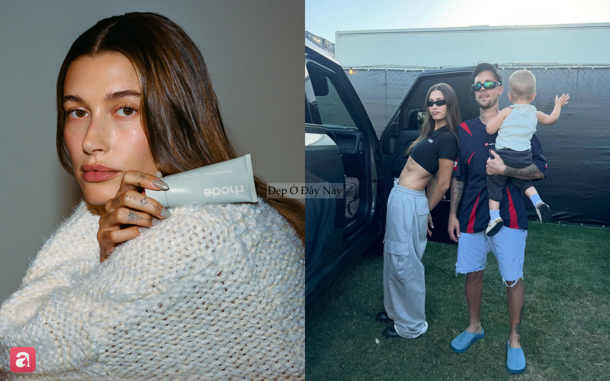 Một ng&agrave;y của Hailey Bieber chắc d&agrave;i hơn người thường: Vừa l&agrave;m mẹ vừa phủ s&oacute;ng mạng x&atilde; hội - Ảnh 7.