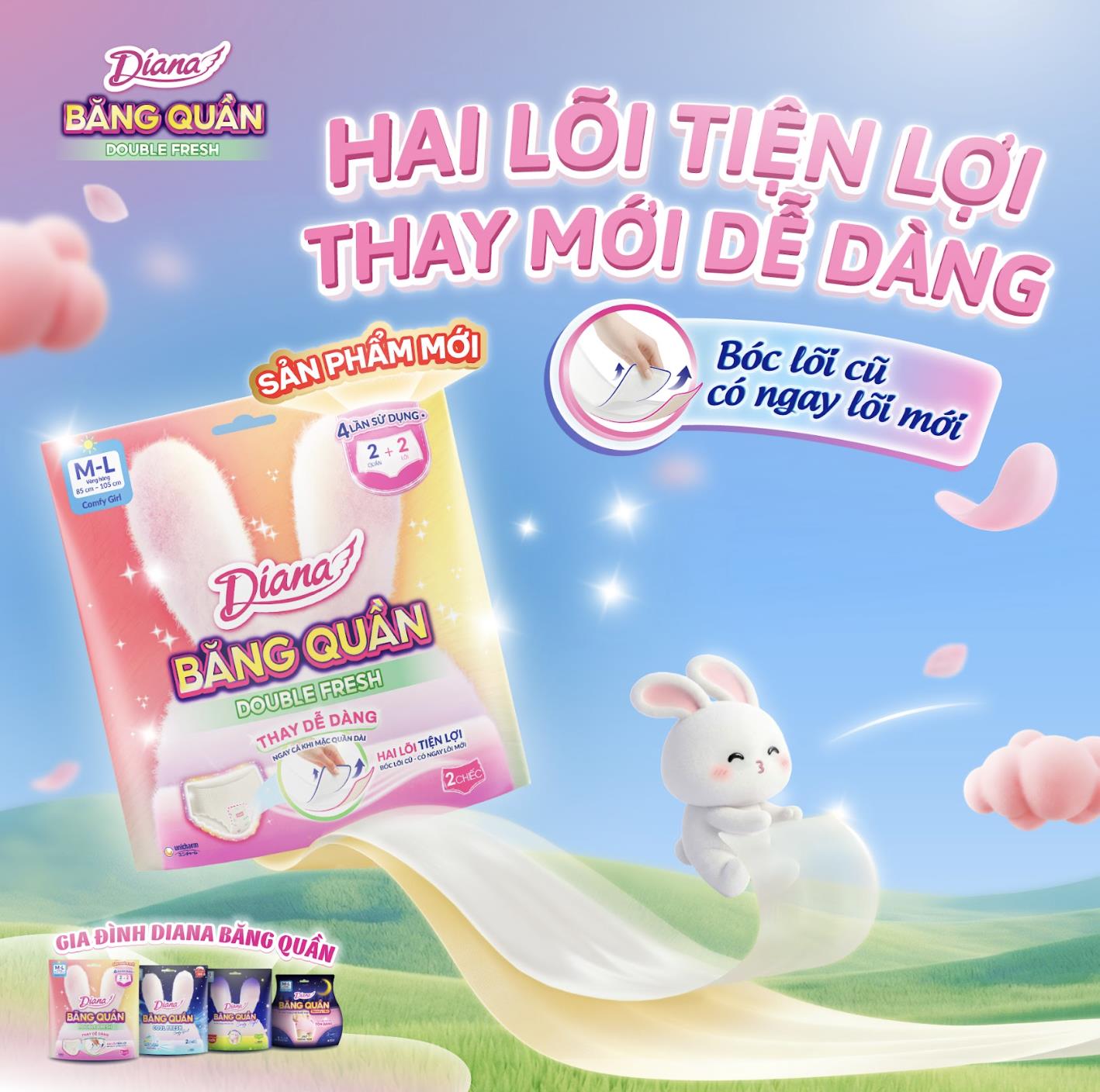 Người trẻ thay đổi suy nghĩ khi d&ugrave;ng Diana băng quần Double Fresh 2 l&otilde;i - Ảnh 2.