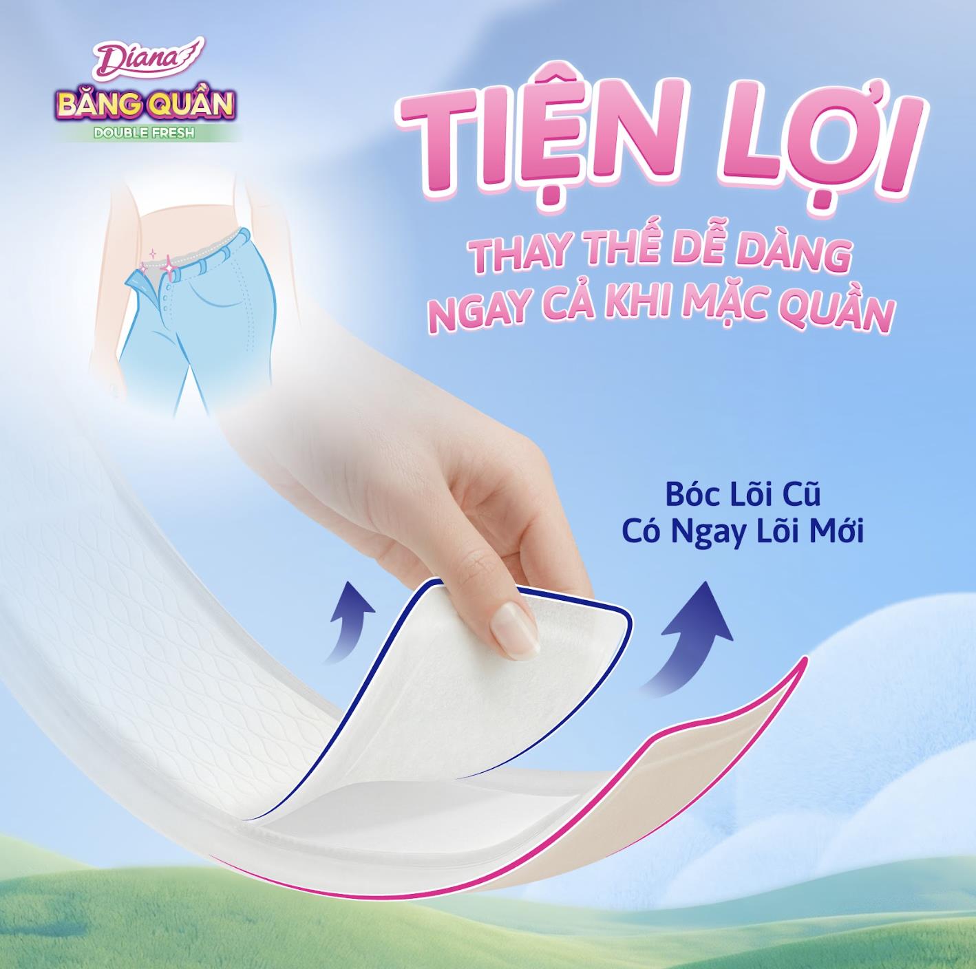 Người trẻ thay đổi suy nghĩ khi d&ugrave;ng Diana băng quần Double Fresh 2 l&otilde;i - Ảnh 3.