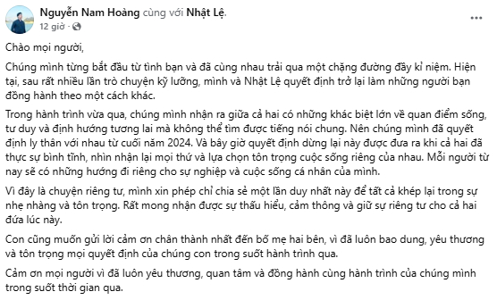 Chị g&aacute;i Quang Linh Vlogs th&ocirc;ng b&aacute;o n&oacute;ng- Ảnh 1.