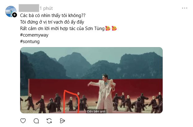 Trend &ldquo;đ&oacute;ng MV Sơn T&ugrave;ng nhưng giấu tới giờ mới kể&rdquo; đang viral khắp MXH: Ai cũng c&oacute; một vai trong Come My Way- Ảnh 2.