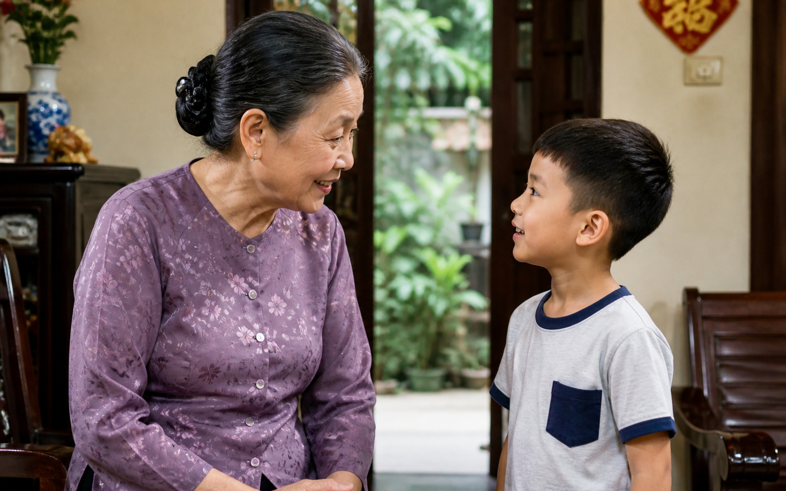 B&agrave; nội hỏi "về nh&agrave; ngoại chơi được cho bao nhi&ecirc;u tiền", đứa trẻ 7 tuổi đ&aacute;p một c&acirc;u kh&ocirc;ng ai ch&ecirc; được!- Ảnh 1.