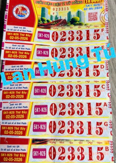 Xổ số miền Nam: Sáng 3-5, lộ diện người trúng độc đắc vé số TPHCM và Bình Phước - Ảnh 2.