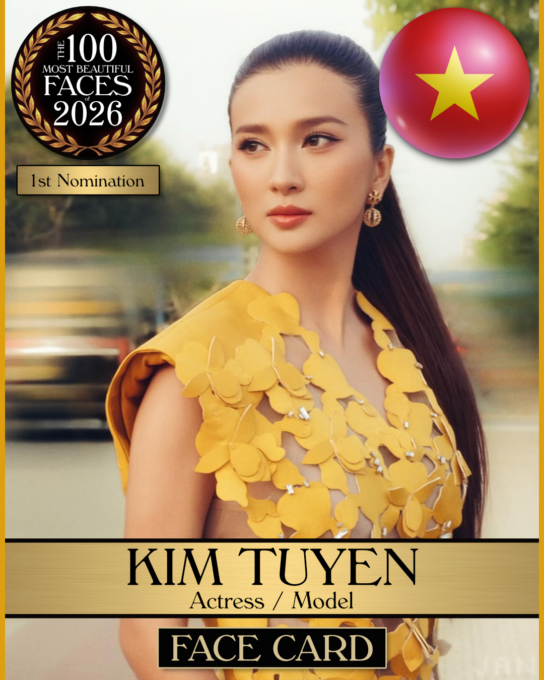 NSƯT được đề cử gương mặt đẹp nhất thế giới 2026: Đại mỹ nhân mắt ngọc mày ngài, báu vật nhan sắc của Vbiz- Ảnh 1. NSƯT được đề cử gương mặt đẹp nhất thế giới 2026: Đại mỹ nhân mắt ngọc mày ngài, báu vật nhan sắc của Vbiz- Ảnh 1.