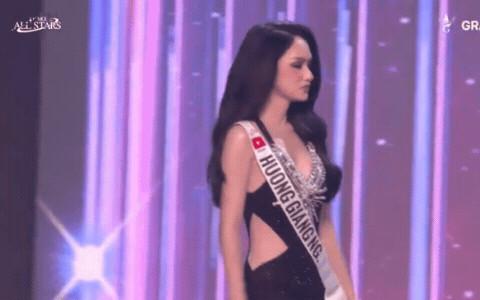 L&yacute; do Hương Giang ngơ ng&aacute;c, đứng bất động khi được gọi t&ecirc;n v&agrave;o Top 18 Miss Grand- Ảnh 2.