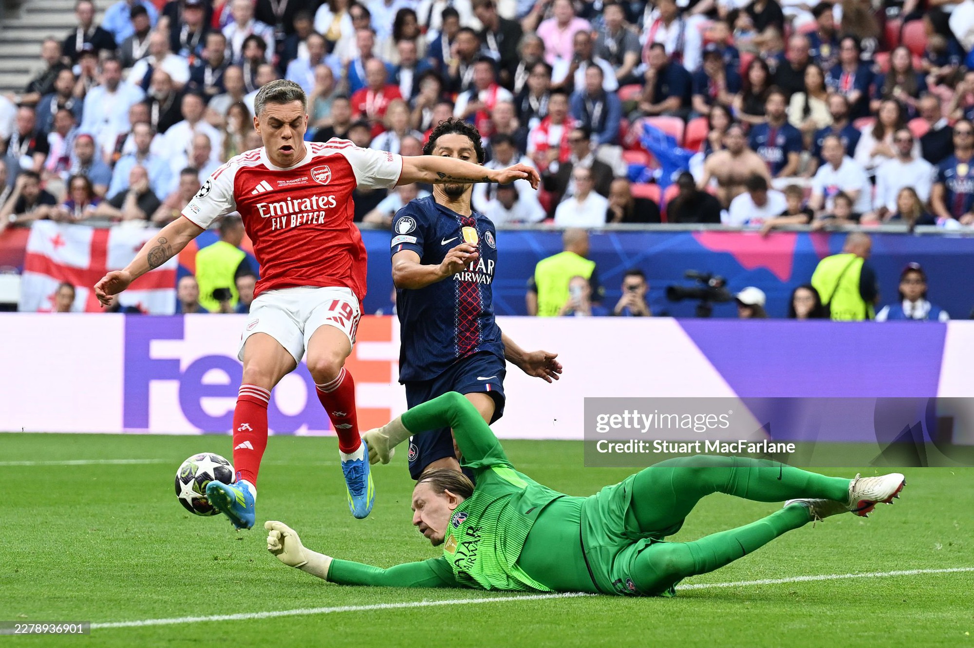 Arsenal nhận thất bại đau đớn sau loạt s&uacute;t lu&acirc;n lưu, PSG bảo vệ th&agrave;nh c&ocirc;ng ng&ocirc; v&ocirc; địch Champions League - Ảnh 11.