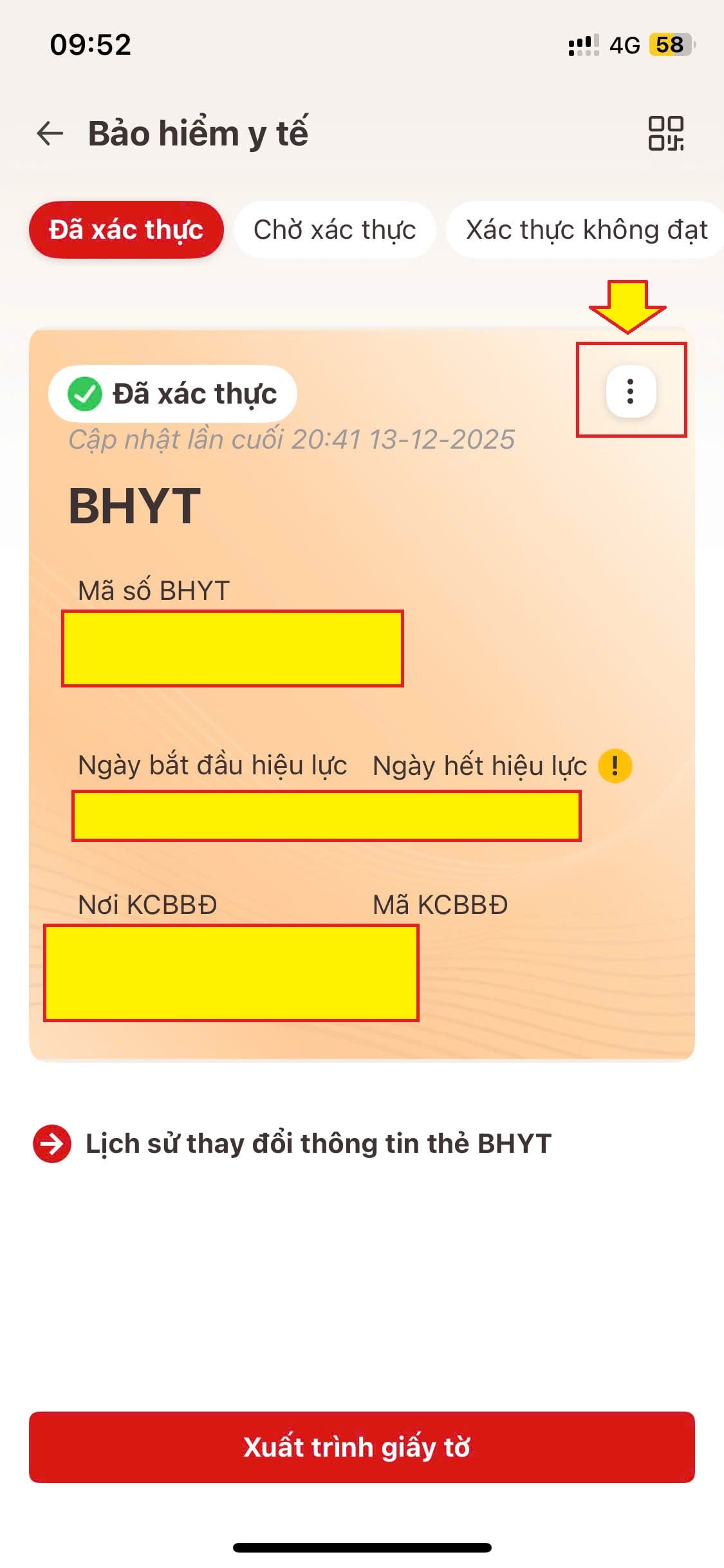 C&aacute;ch cập nhật th&ocirc;ng tin thẻ BHYT tr&ecirc;n ứng dụng VNeID mới nhất 2026 - Ảnh 4.