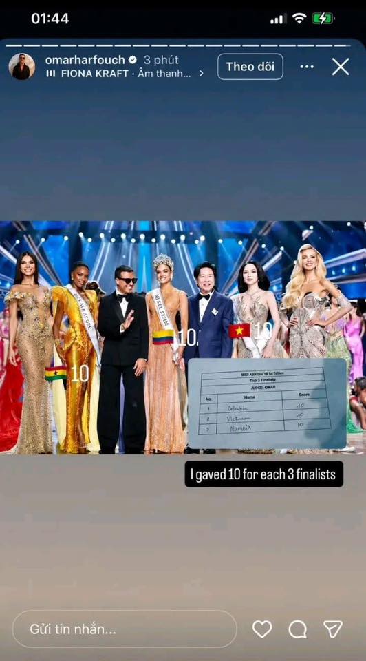Miss Grand th&ocirc;ng b&aacute;o n&oacute;ng bảng điểm Hương Giang trong Top 3 c&oacute; sai s&oacute;t- Ảnh 1.