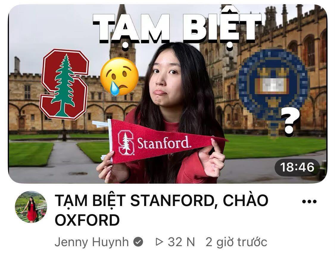 Vụ Jenny Huỳnh bị n&oacute;i dựa hơi: &ldquo;Kh&ocirc;ng phải ai cũng đủ giỏi để đỗ v&agrave;o Stanford m&agrave; k&eacute; fame&rdquo;- Ảnh 1.