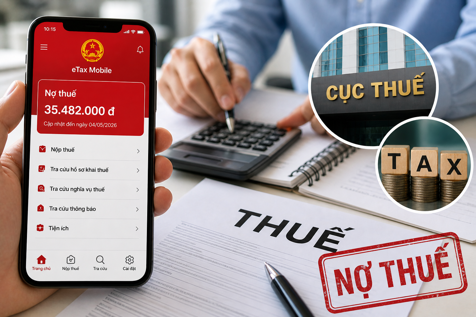 Người d&acirc;n cần l&agrave;m g&igrave; khi ph&aacute;t hiện nợ thuế tr&ecirc;n eTax Mobile năm 2026 - Ảnh 2.