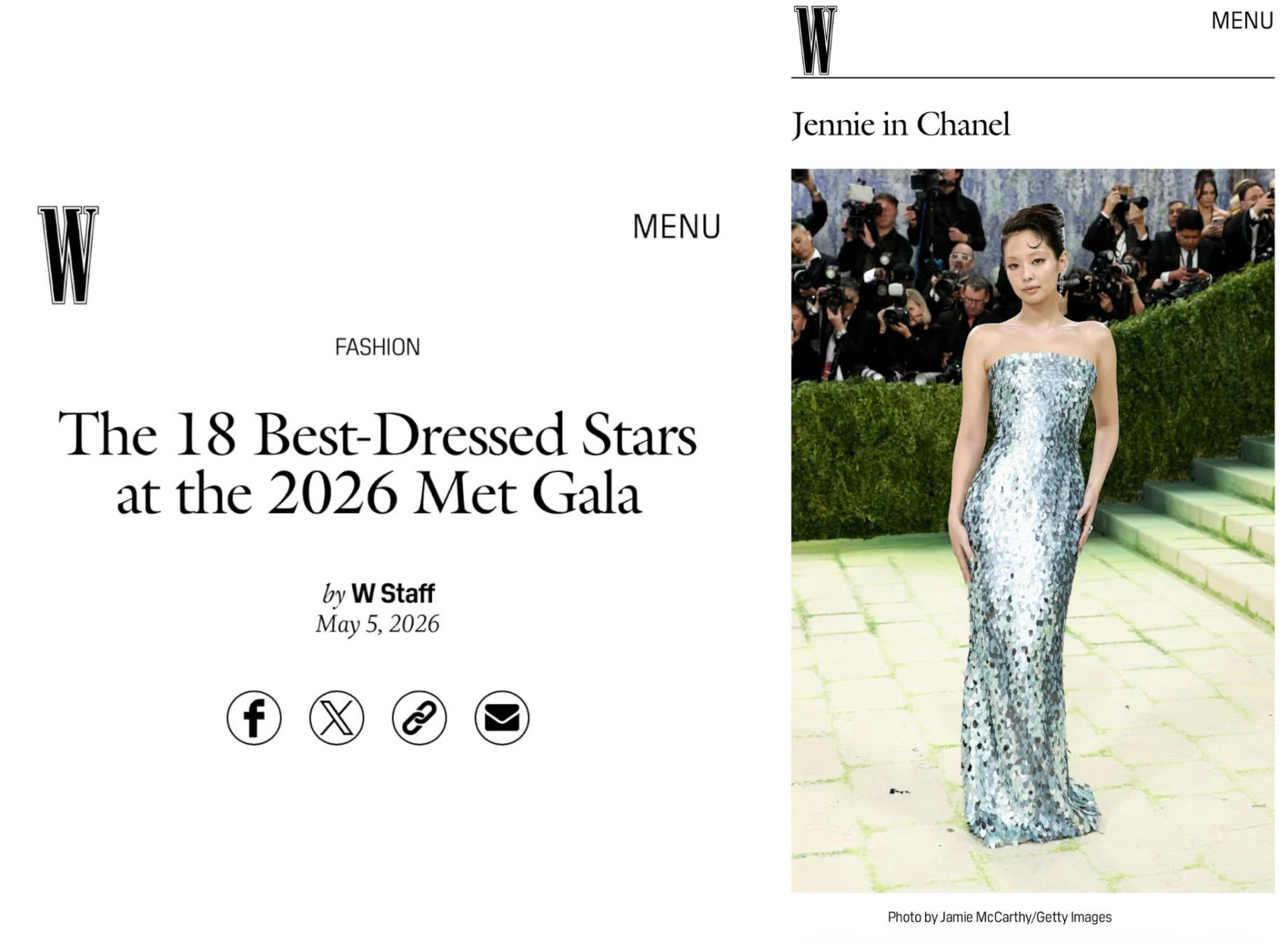 Jennie n&oacute;i về m&agrave;n xuất hiện g&acirc;y chia rẽ nhất Met Gala 2026: "Em rất đ&uacute;ng chủ đề, mọi thứ đều lấp l&aacute;nh c&ugrave;ng em" - Ảnh 10.
