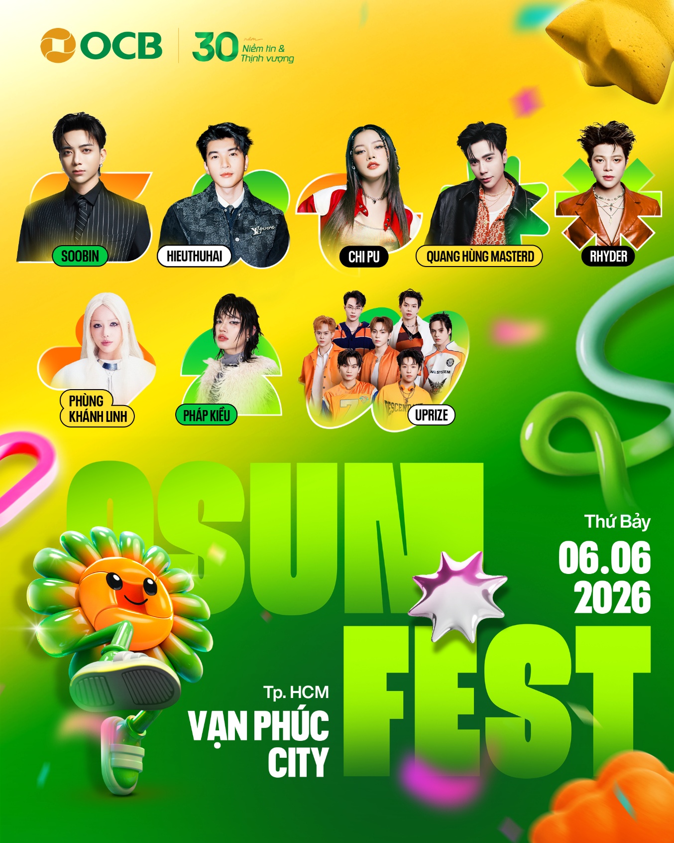 SOOBIN - UPRIZE, HIEUTHUHAI - Ph&aacute;p Kiều c&ugrave;ng xuất hiện, fan r&aacute;o riết săn v&eacute; OSUNFEST 2026 - Ảnh 5.