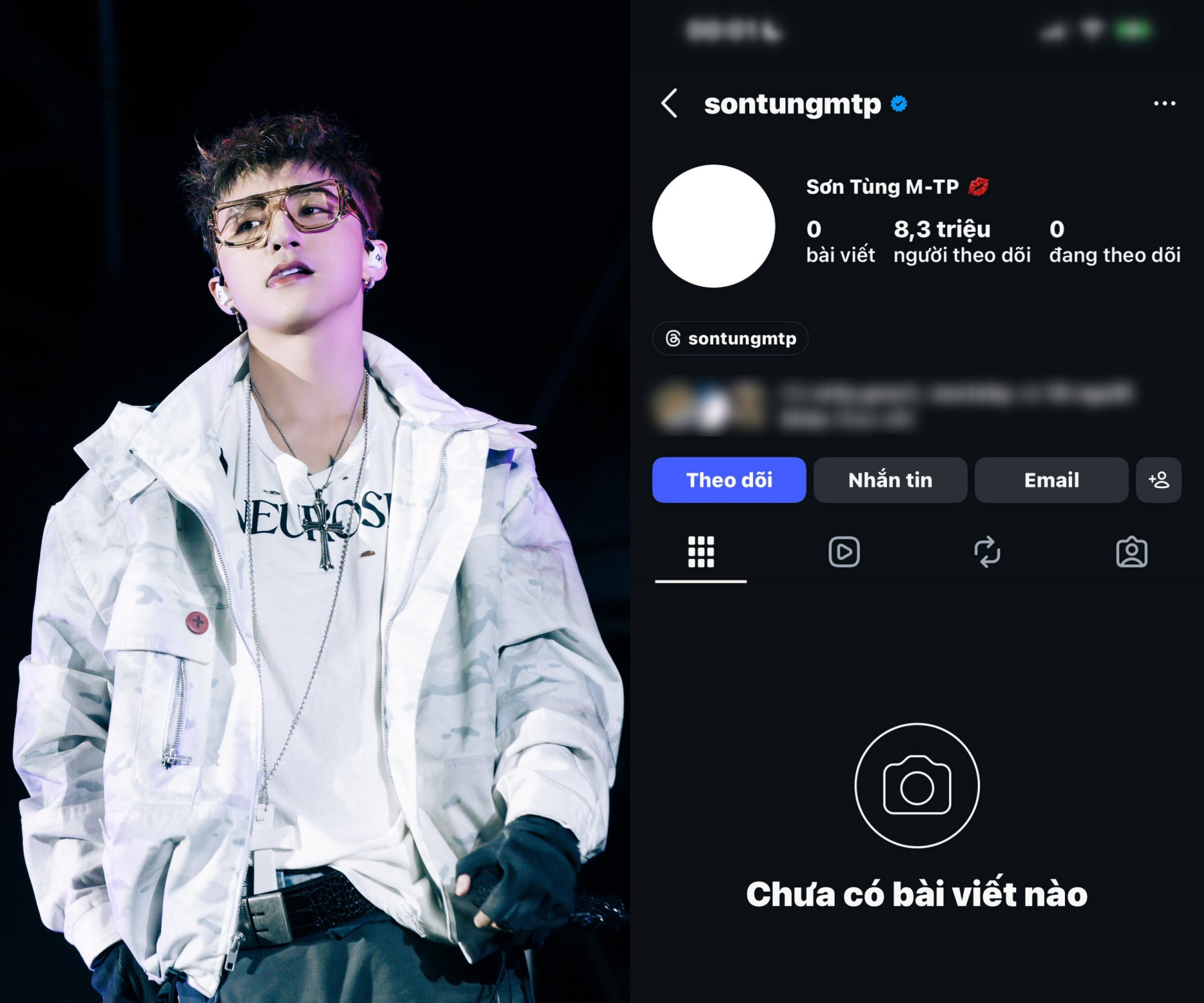 Sơn Tùng M-TP xóa trắng Instagram giữa đêm, 1 triệu bài đăng đưa nam ca sĩ lên top trending — image 2