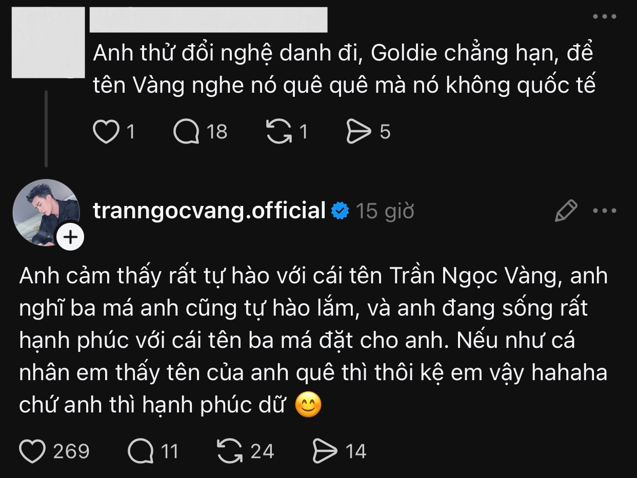 Tên thật của nam diễn viên Việt bị chê "quê mùa", chính chủ vào phản pháo cả cõi mạng vỗ tay - áº¢nh 1.