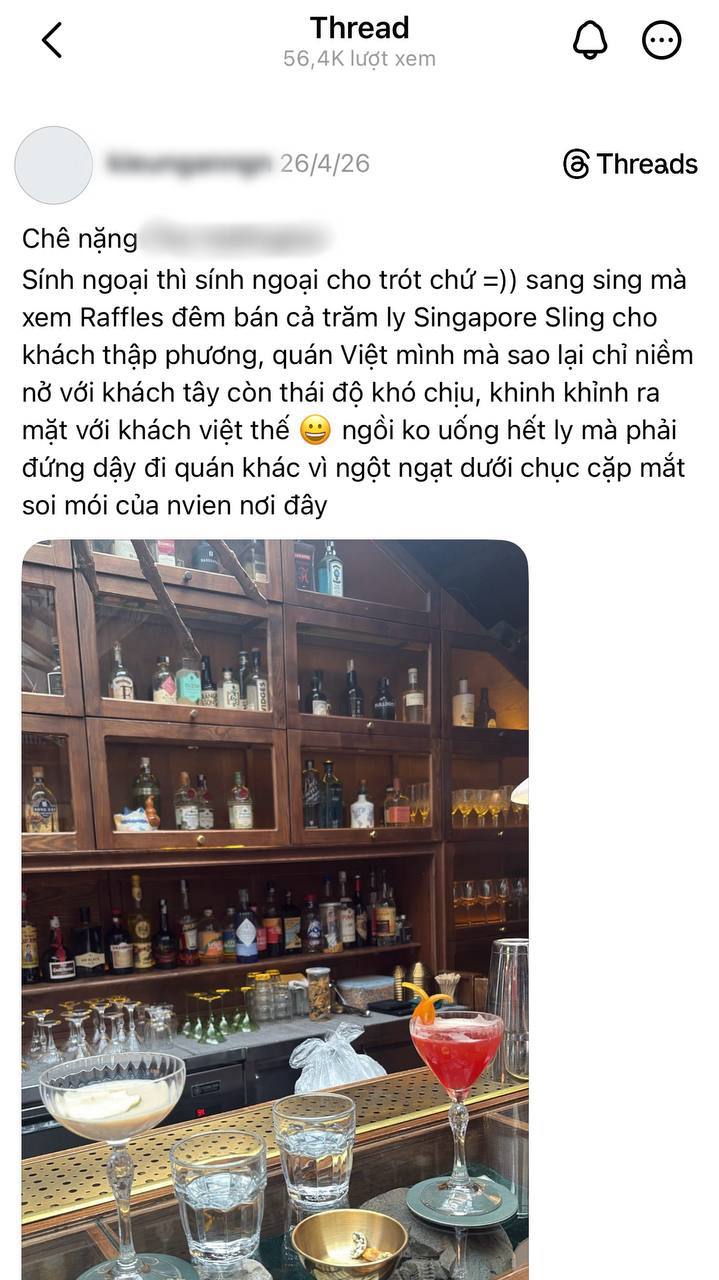 Qu&aacute;n bar T.H nổi tiếng H&agrave; Nội g&acirc;y tranh c&atilde;i v&igrave; th&aacute;i độ phục vụ: Mặc đồ b&igrave;nh d&acirc;n bị soi, chỉ niềm nở với kh&aacute;ch T&acirc;y? - Ảnh 1.