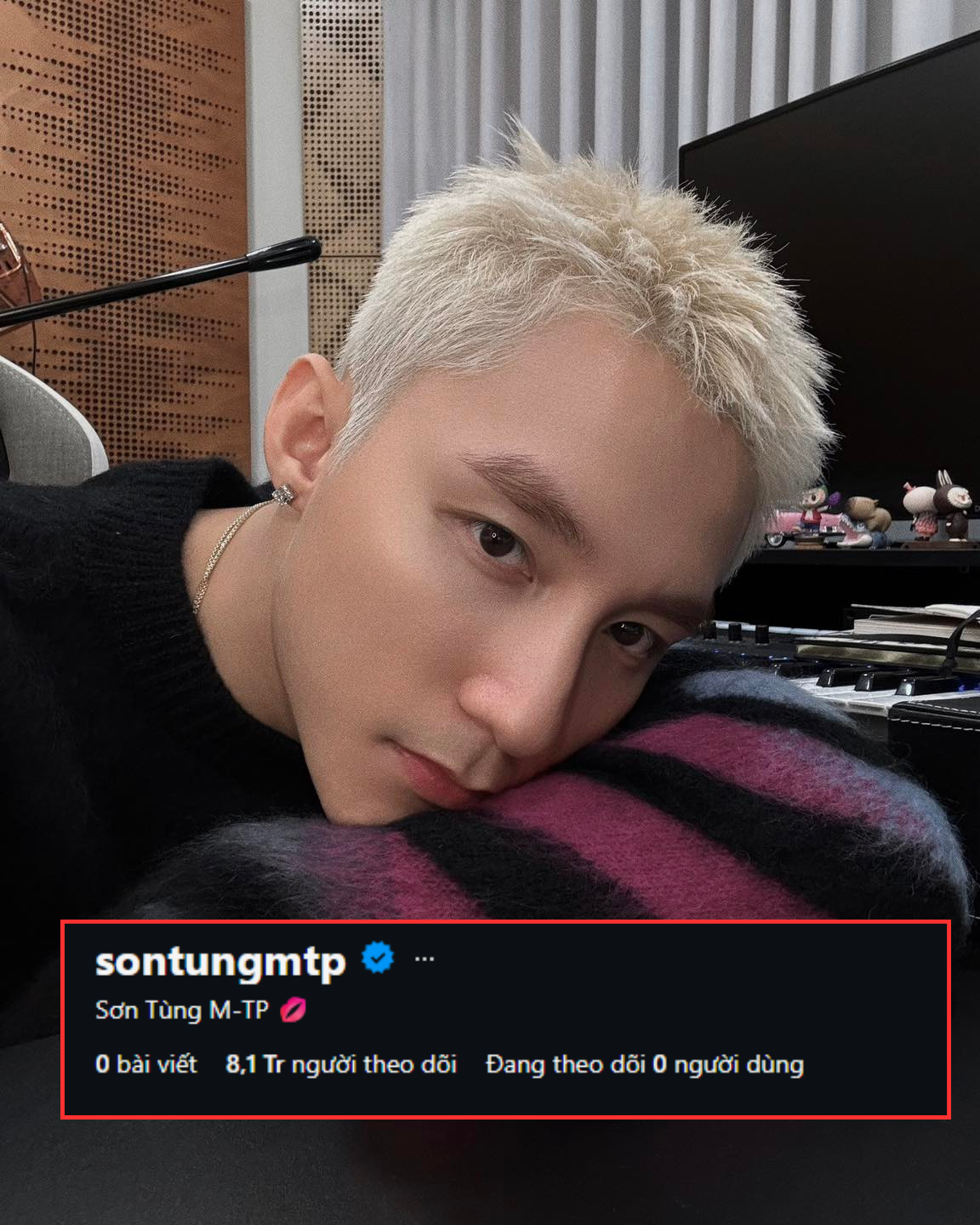 Sơn T&ugrave;ng M-TP mất 200.000 người theo d&otilde;i sau khi ẩn to&agrave;n bộ b&agrave;i đăng Instagram - Ảnh 2.
