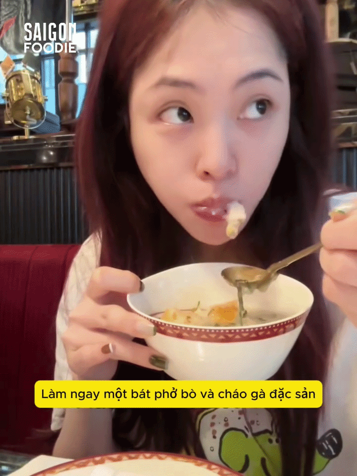 Nữ du kh&aacute;ch Trung Quốc đến H&agrave; Nội ăn 8 bữa một ng&agrave;y, khuy&ecirc;n mọi người "nhất định phải mang theo bạn trai" - Ảnh 1.