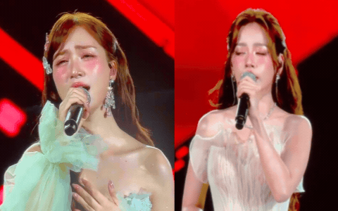 Ho&agrave; Minzy t&aacute;i xuất sau ồn &agrave;o "l&uacute;a ch&iacute;n kh&ocirc;ng c&uacute;i đầu", đọ giọng h&aacute;t với Chi Pu - Ảnh 4.