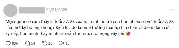 Gi&atilde;i m&atilde; hiện tượng 30 tuổi vẫn "non", 9X được bấm n&uacute;t dừng thời gian?- Ảnh 2.
