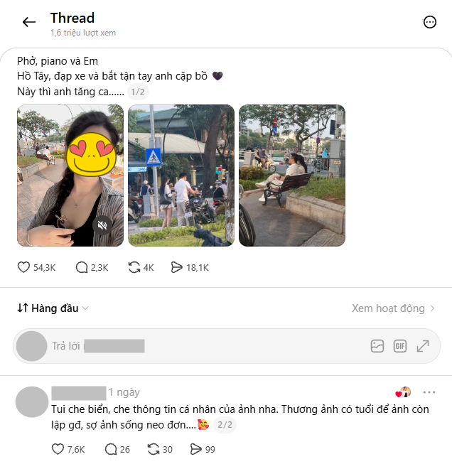 Bắt quả tang bạn trai &ldquo;tăng ca&rdquo; c&ugrave;ng g&aacute;i lạ ở hồ T&acirc;y, c&ocirc; g&aacute;i tiết lộ chuyện sốc hơn cả việc bị phản bội- Ảnh 1.