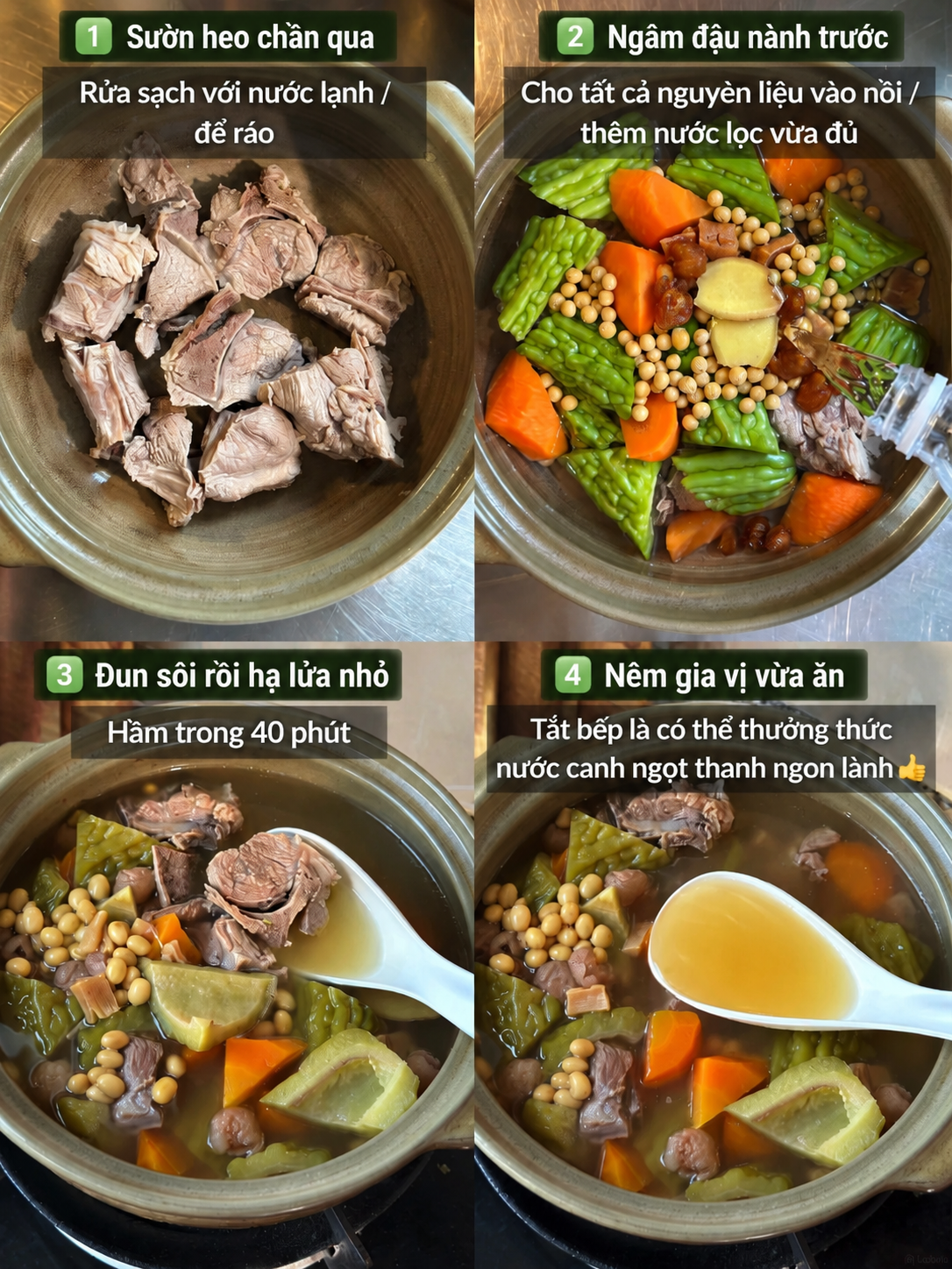 Mất ngủ, miệng đắng, da nổi mụn sau những đ&ecirc;m thức khuya: C&ocirc;ng thức canh "thanh m&agrave; kh&ocirc;ng h&agrave;n, bổ m&agrave; kh&ocirc;ng n&oacute;ng" được nhiều chị em truyền nhau- Ảnh 4.