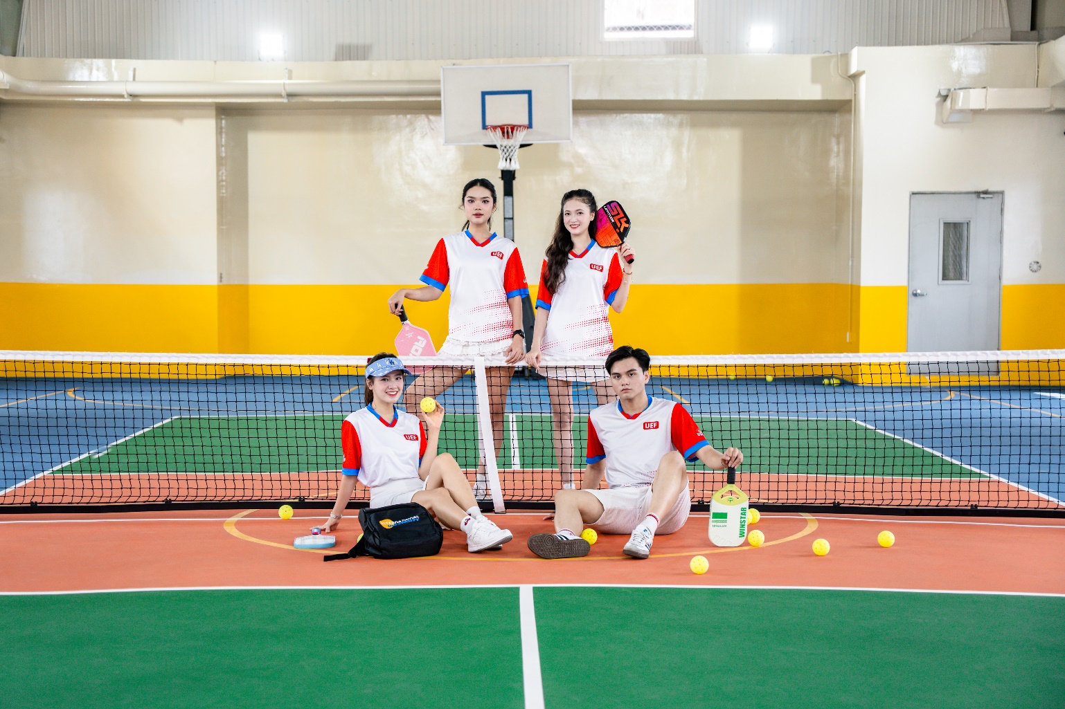 Trường đại học đưa bộ môn Pickleball vào giảng dạy giáo dục thể chất cho sinh viên - Ảnh 1. Trường đại học đưa bộ môn Pickleball vào giảng dạy giáo dục thể chất cho sinh viên - Ảnh 1.
