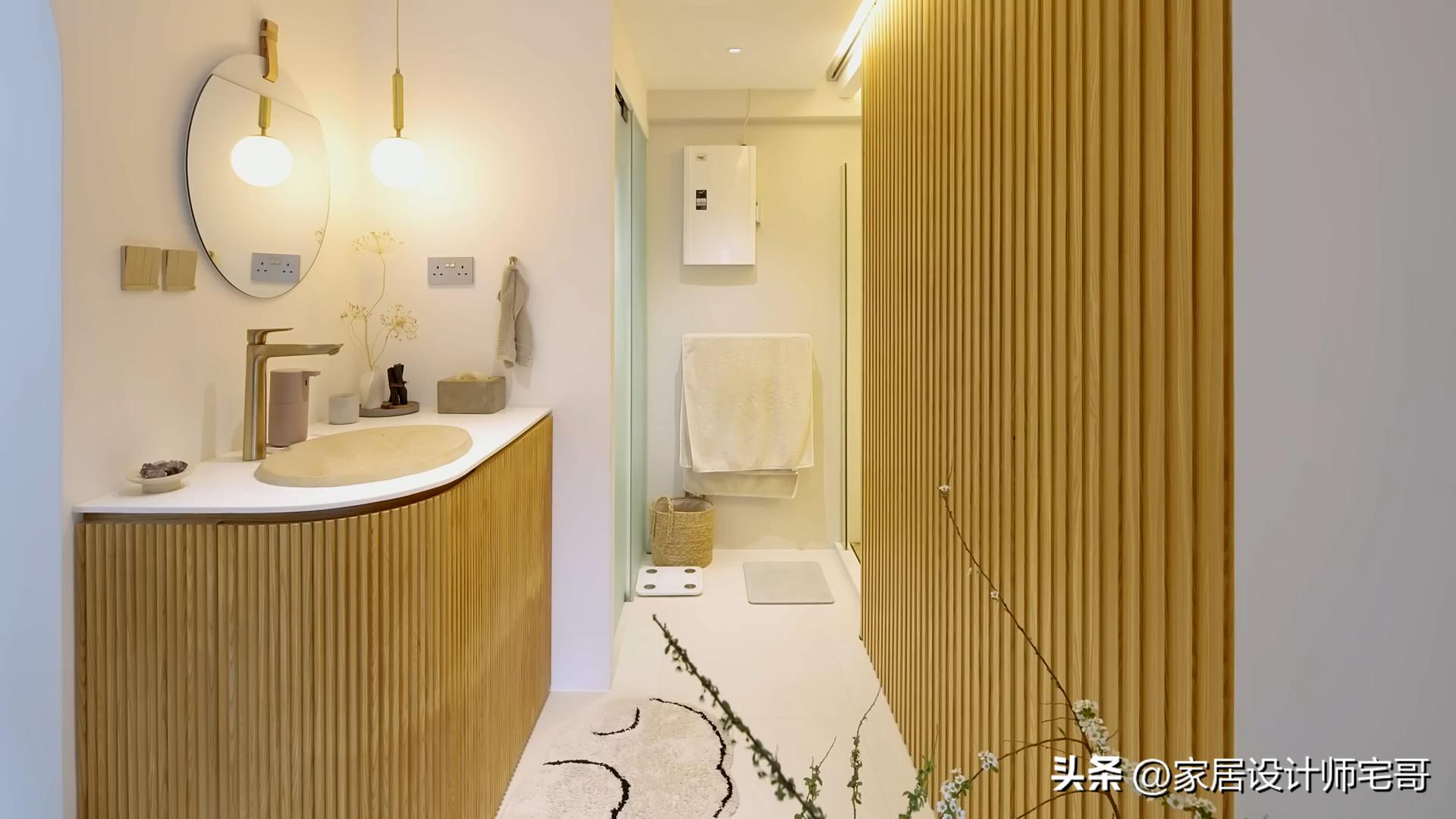 C&ocirc; g&aacute;i chưa từng học thiết kế biến căn hộ 48m&sup2; th&agrave;nh ng&ocirc;i nh&agrave; trong mơ: 2 ph&ograve;ng ngủ, b&agrave;n ăn 6 người v&agrave; b&iacute; quyết khiến ai xem cũng muốn học theo- Ảnh 29.