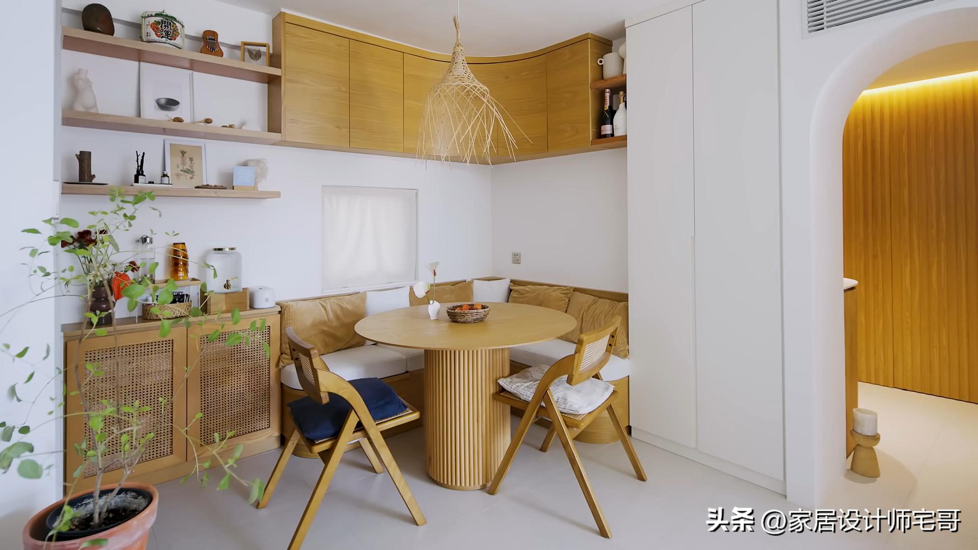 C&ocirc; g&aacute;i chưa từng học thiết kế biến căn hộ 48m&sup2; th&agrave;nh ng&ocirc;i nh&agrave; trong mơ: 2 ph&ograve;ng ngủ, b&agrave;n ăn 6 người v&agrave; b&iacute; quyết khiến ai xem cũng muốn học theo- Ảnh 12.