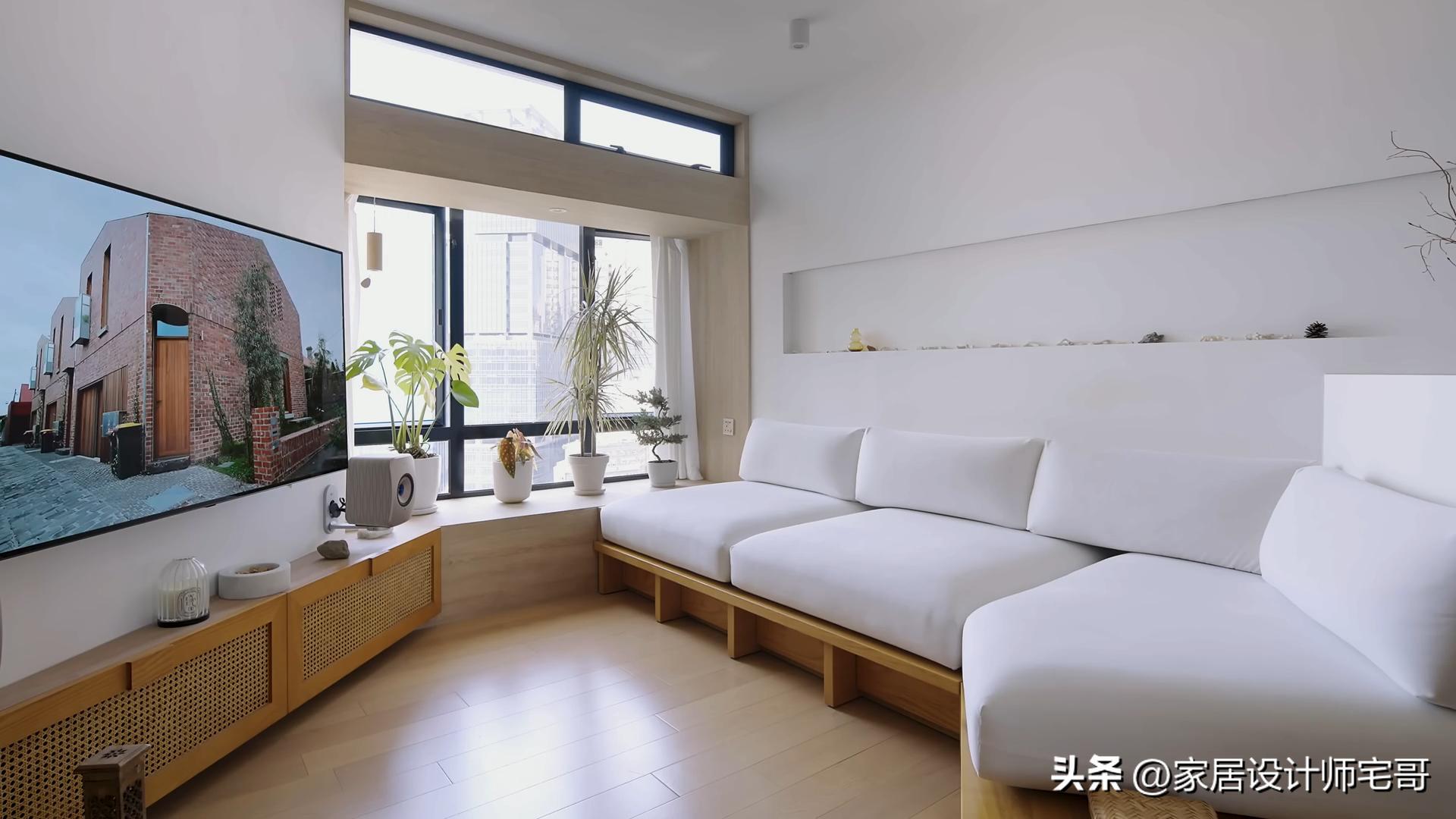 C&ocirc; g&aacute;i chưa từng học thiết kế biến căn hộ 48m&sup2; th&agrave;nh ng&ocirc;i nh&agrave; trong mơ: 2 ph&ograve;ng ngủ, b&agrave;n ăn 6 người v&agrave; b&iacute; quyết khiến ai xem cũng muốn học theo- Ảnh 8.