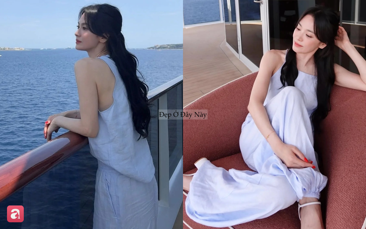 Nữ thần du lịch gọi t&ecirc;n Song Hye Kyo: Outfit đơn giản m&agrave; ảnh n&agrave;o cũng triệu like - Ảnh 3.