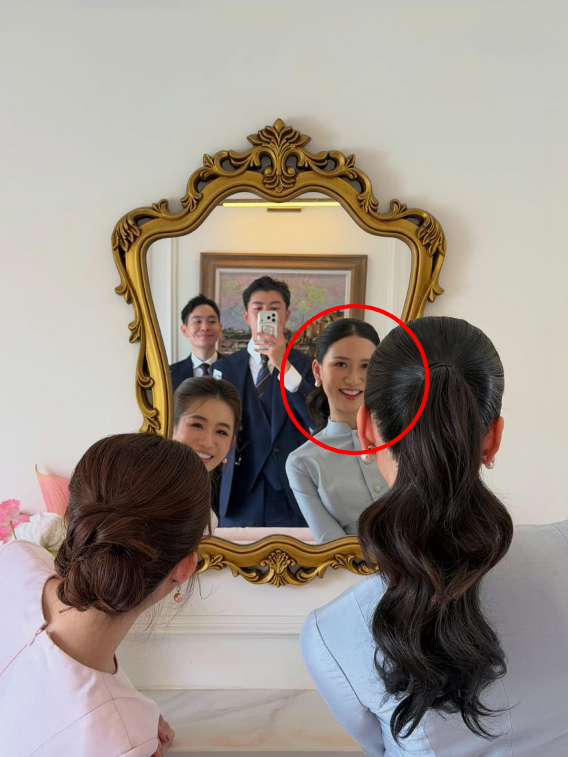 Nine Naphat lần đầu dẫn bạn g&aacute;i mới dự đ&aacute;m cưới bạn th&acirc;n, nhan sắc thế n&agrave;o so với Baifern?- Ảnh 3.