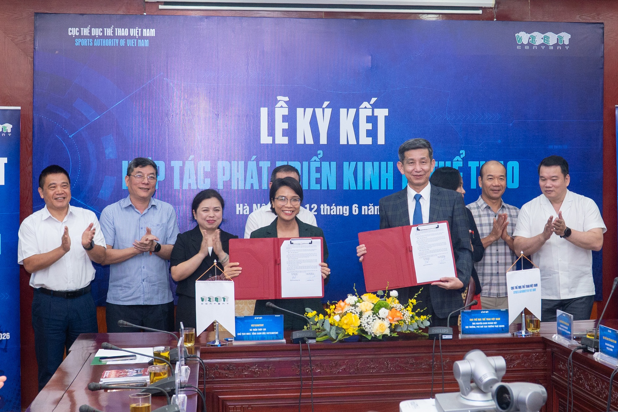 Cục Thể dục Thể thao Việt Nam k&yacute; kết hợp t&aacute;c th&uacute;c đẩy kinh tế thể thao - Ảnh 1.