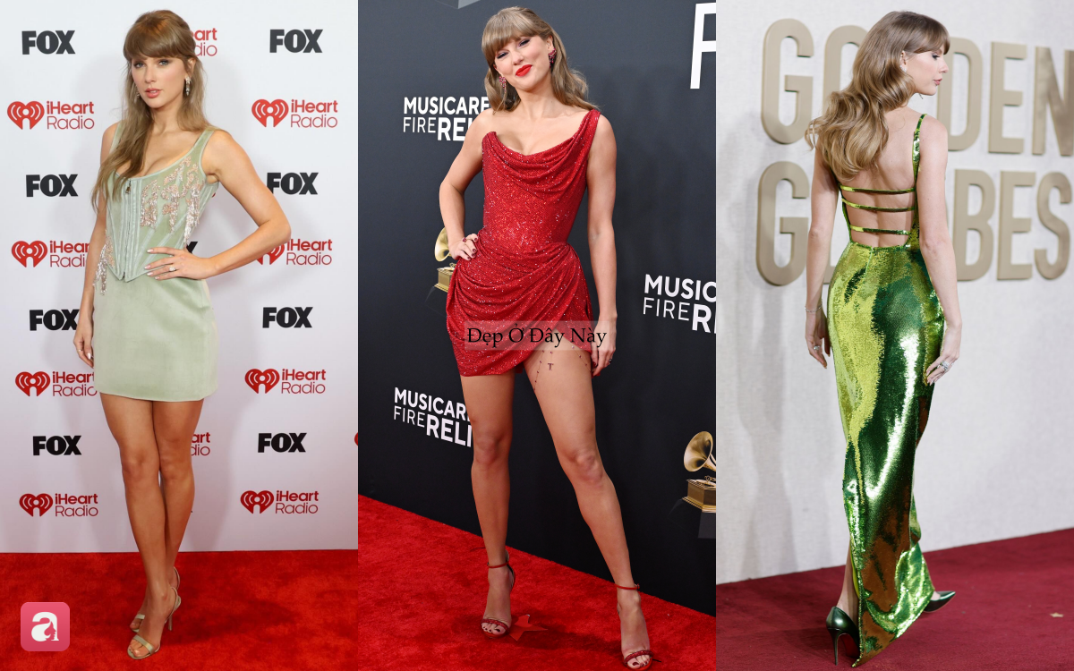 Taylor Swift đẹp như c&ocirc;ng ch&uacute;a, mix phụ kiện b&igrave;nh d&acirc;n với đầm trăm triệu khiến d&acirc;n t&igrave;nh m&ecirc; mẩn - Ảnh 6.