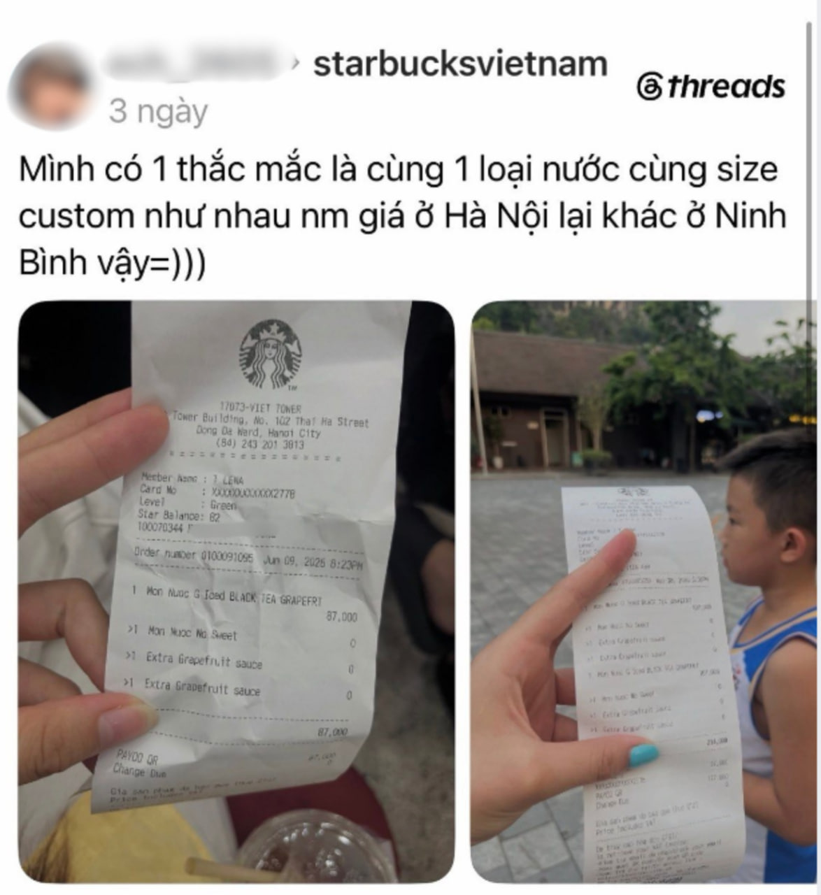 Starbucks l&ecirc;n tiếng vụ ly c&agrave; ph&ecirc; đắt th&ecirc;m 20.000 ở loạt khu du lịch hot nhất Việt Nam- Ảnh 1.