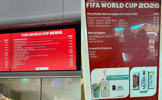Gần 600.000 đồng cho một cốc bia, miếng hot dog gi&aacute; 260.000 đồng, World Cup 2026 đắt đỏ nhất lịch sử- Ảnh 1.