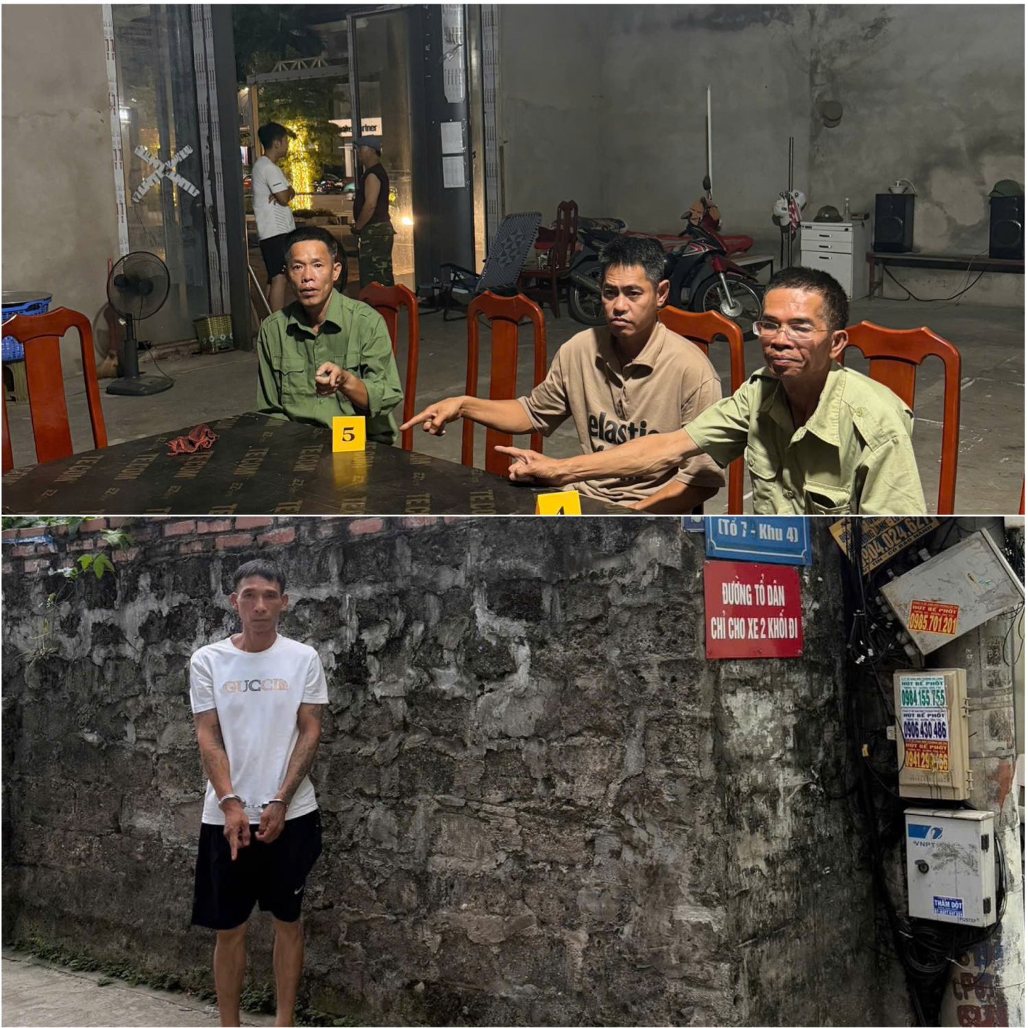 Bắt giữ Nguyễn Tuấn Anh trong hầm xe chung cư- Ảnh 1.