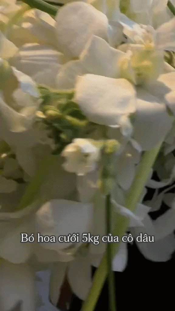 C&ocirc; d&acirc;u &ocirc;m b&oacute; hoa cưới nặng 5kg viral MXH: Tiểu thư H&agrave; Tĩnh, đời thường cực xinh, style lại si&ecirc;u cuốn- Ảnh 1.
