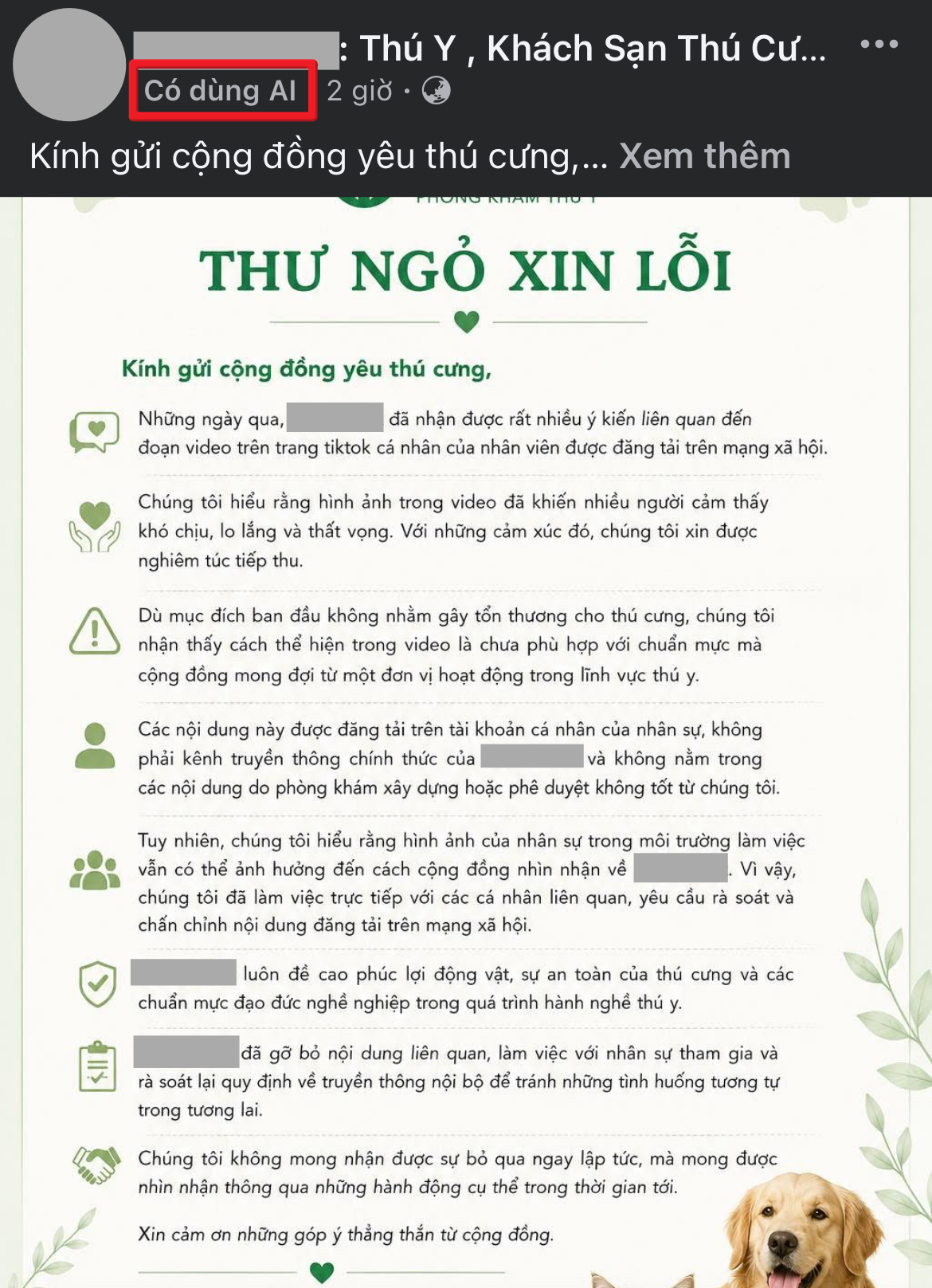 B&aacute;c sĩ th&uacute; y ở TP.HCM bị chỉ tr&iacute;ch khi gi&agrave;y v&ograve; ch&oacute; m&egrave;o ở ph&ograve;ng kh&aacute;m, c&agrave;ng l&ecirc;n tiếng c&agrave;ng g&acirc;y phẫn nộ - Ảnh 7.