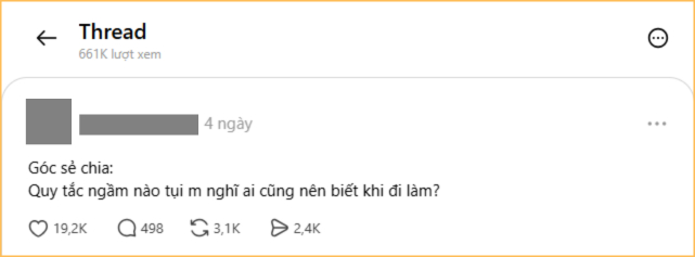 Quy tắc ngầm chốn c&ocirc;ng sở- Ảnh 1.